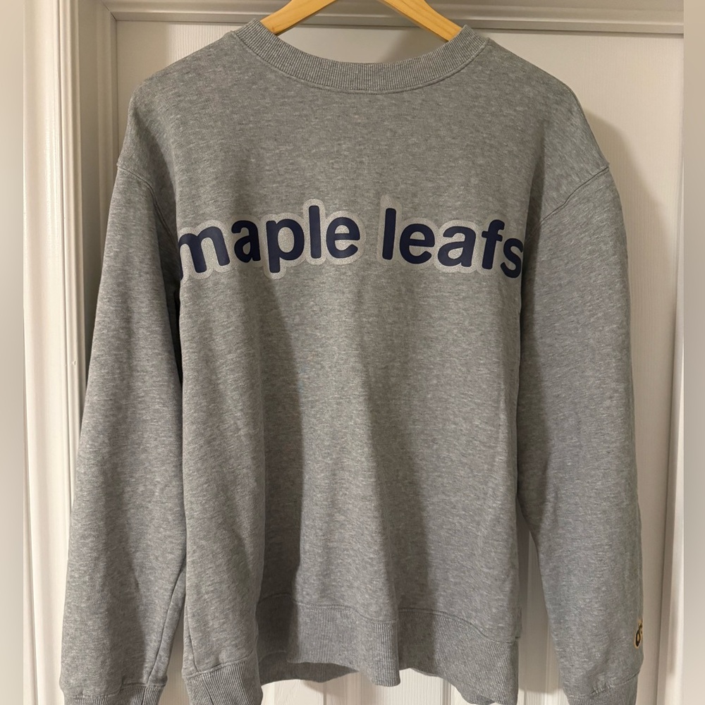 Drew House X Toronto Maple Leafs Gray Sweater